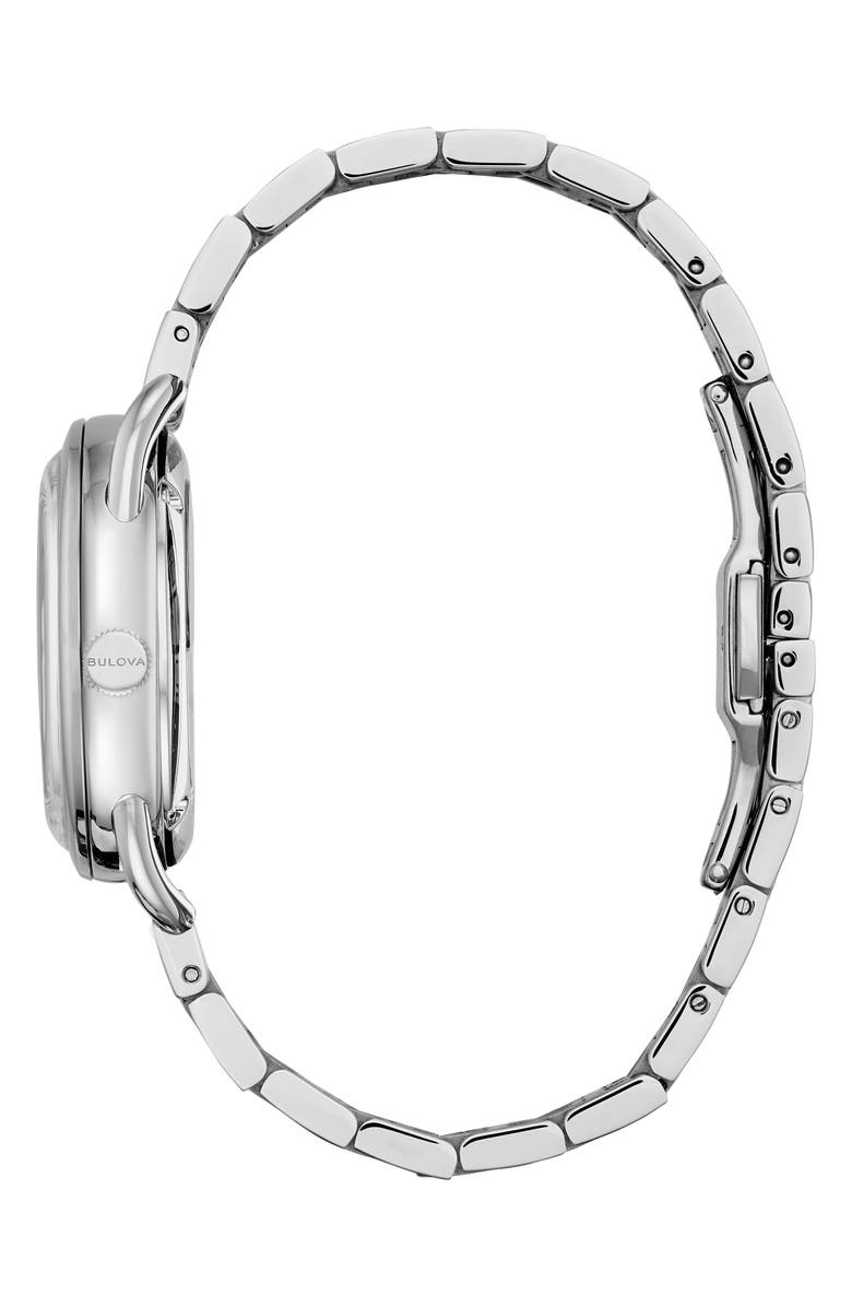 BULOVA Joseph Bulova Commodore Bracelet Watch, Alternate, color, Silver-Tone