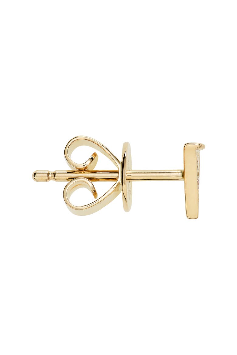 Emily Sarah Sharp Diamond Triangle Stud Earrings, Alternate, color, YELLOW GOLD