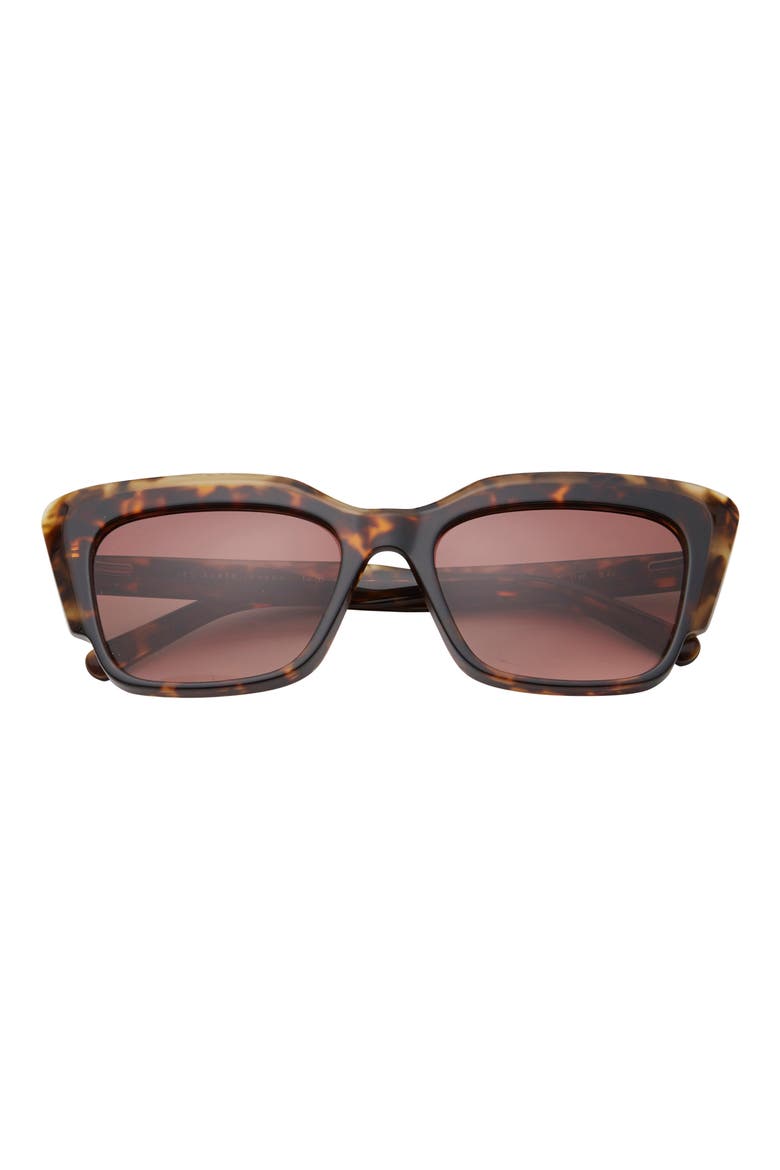 55mm Gradient Cat Eye Sunglasses, Main, color, TORTOISE