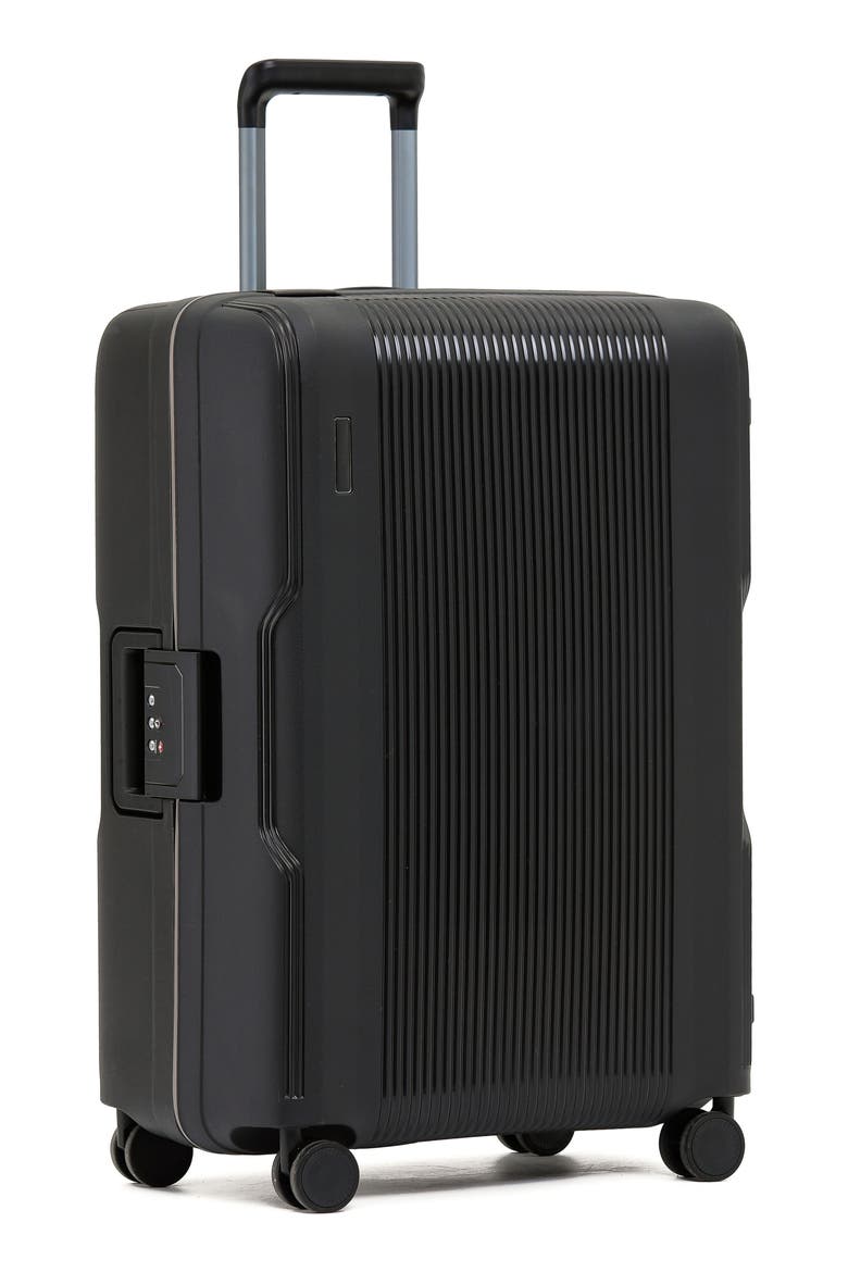 Fort Hardshell 26-Inch Clamped Luggage, Alternate, color, BLACK