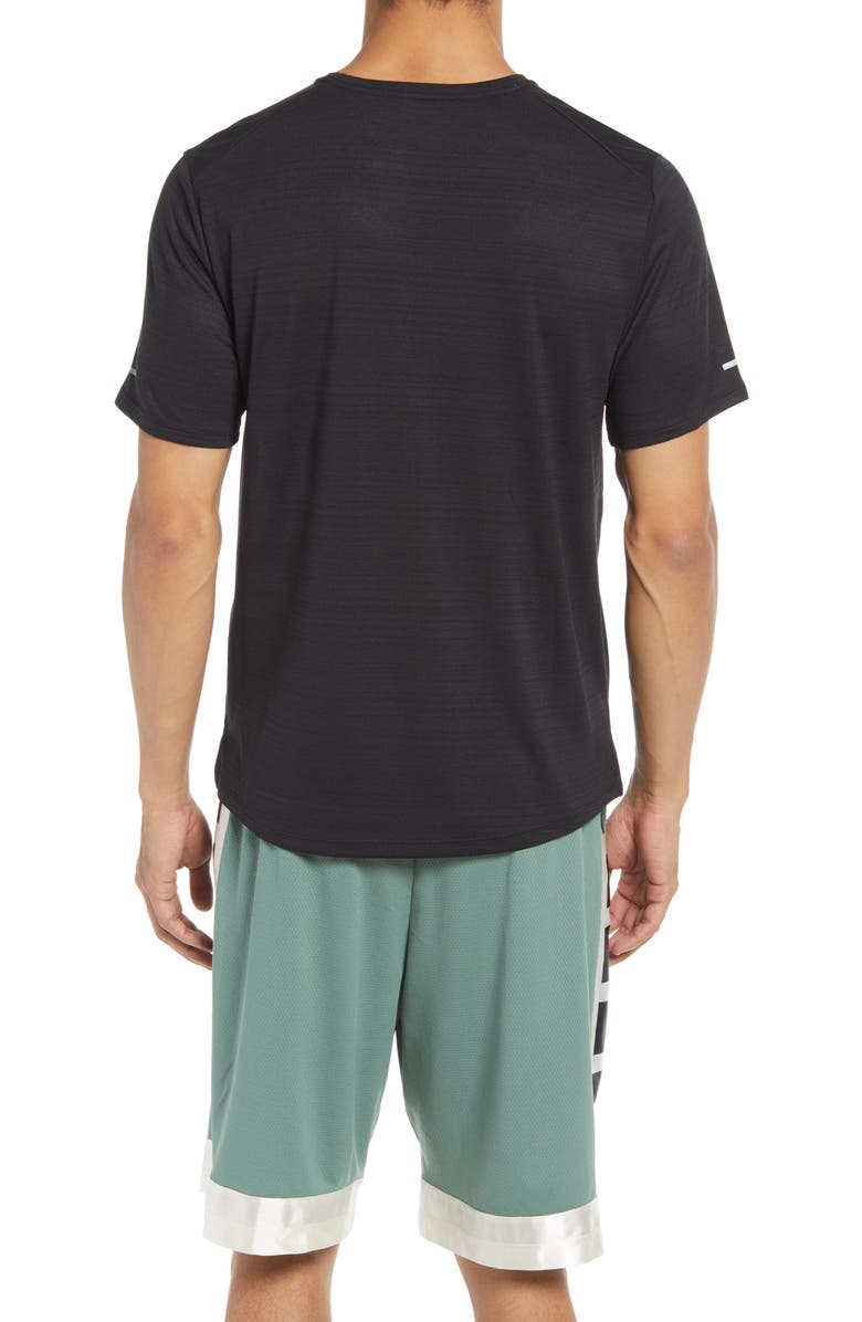 Nike Men's Dri-FIT Miler Reflective Running T-Shirt, Alternate, color, 