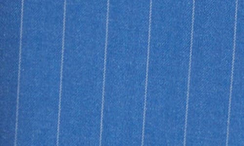 Tahari Asl Pinstripe Wide Leg Pants In Indigo