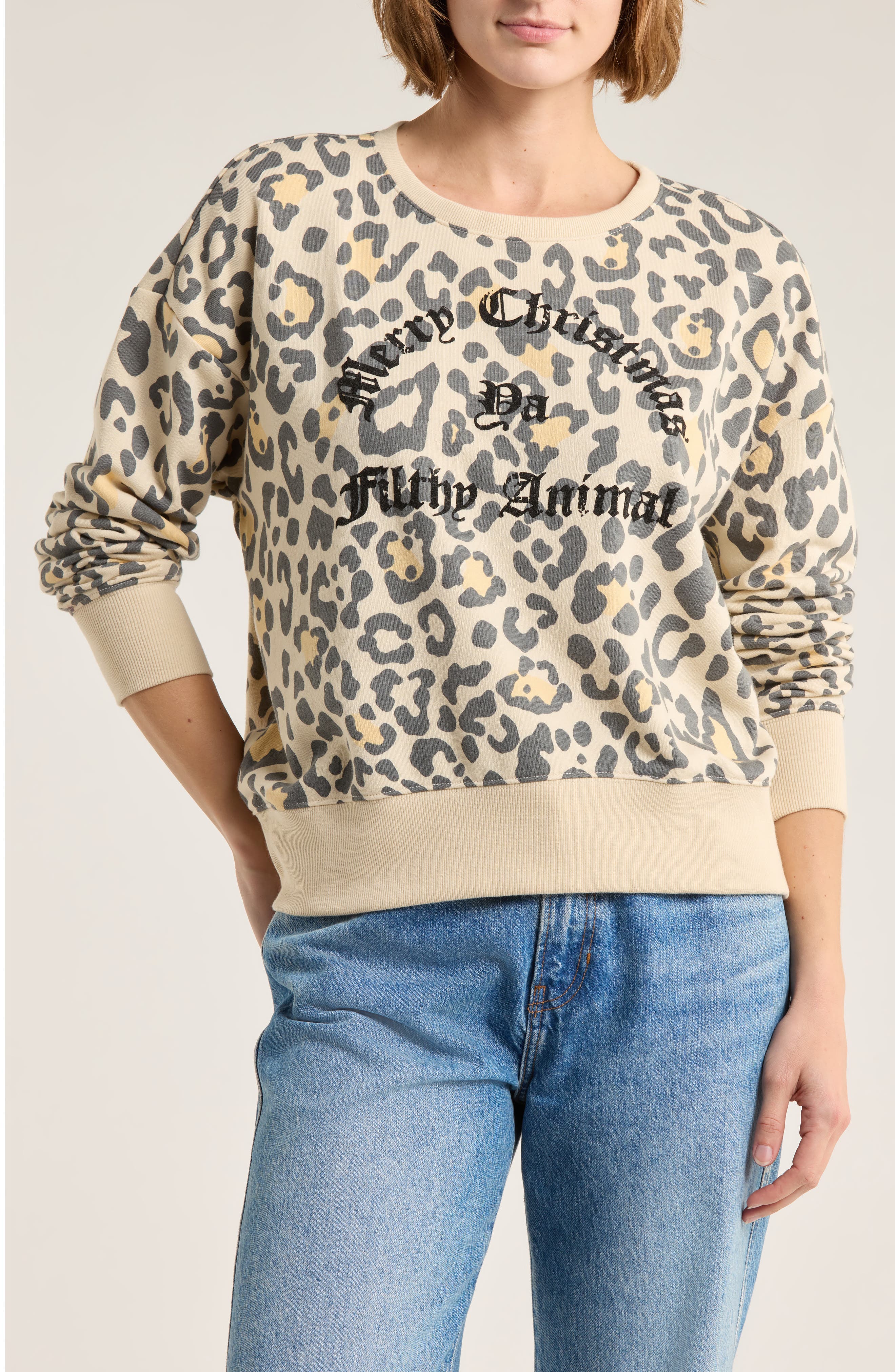 Lucky Brand Holiday Graphic Sweatshirt