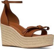 Kate Spade New York loop espadrille ankle strap platform wedge sandal