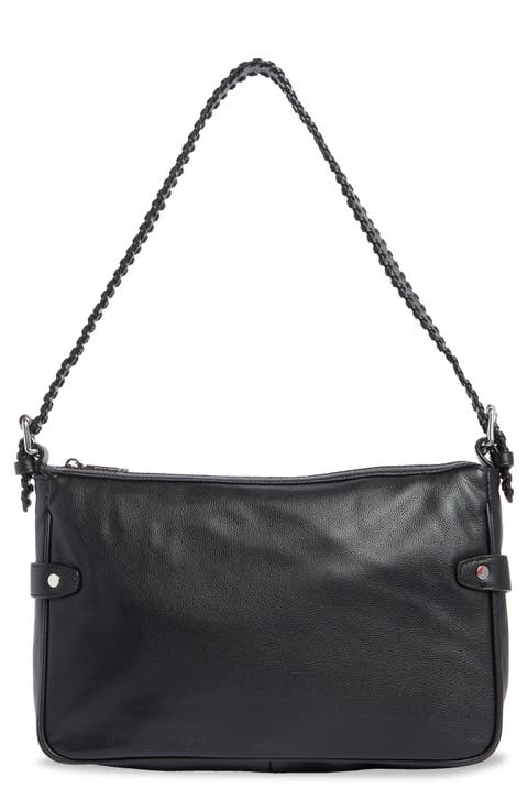 Chaya Whipstitch Leather Shoulder Bag