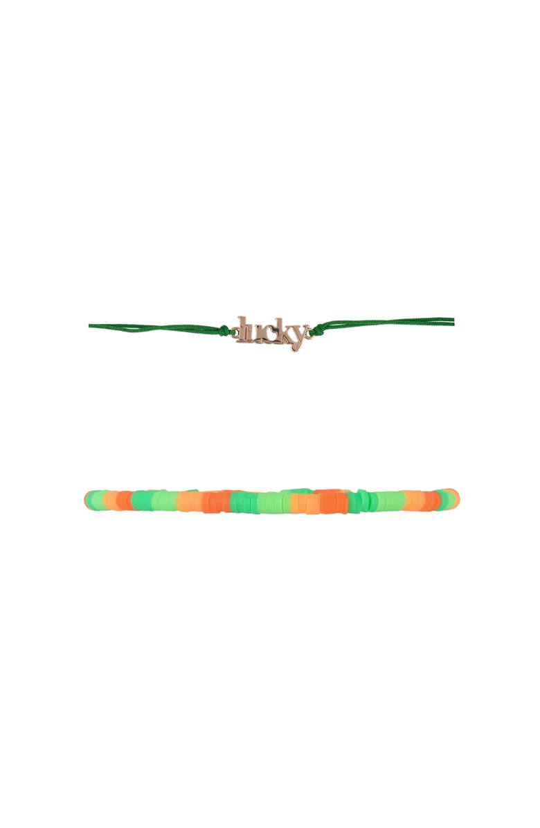 Hallmark 4pc Assorted Bracelet Set, Alternate, color, Green