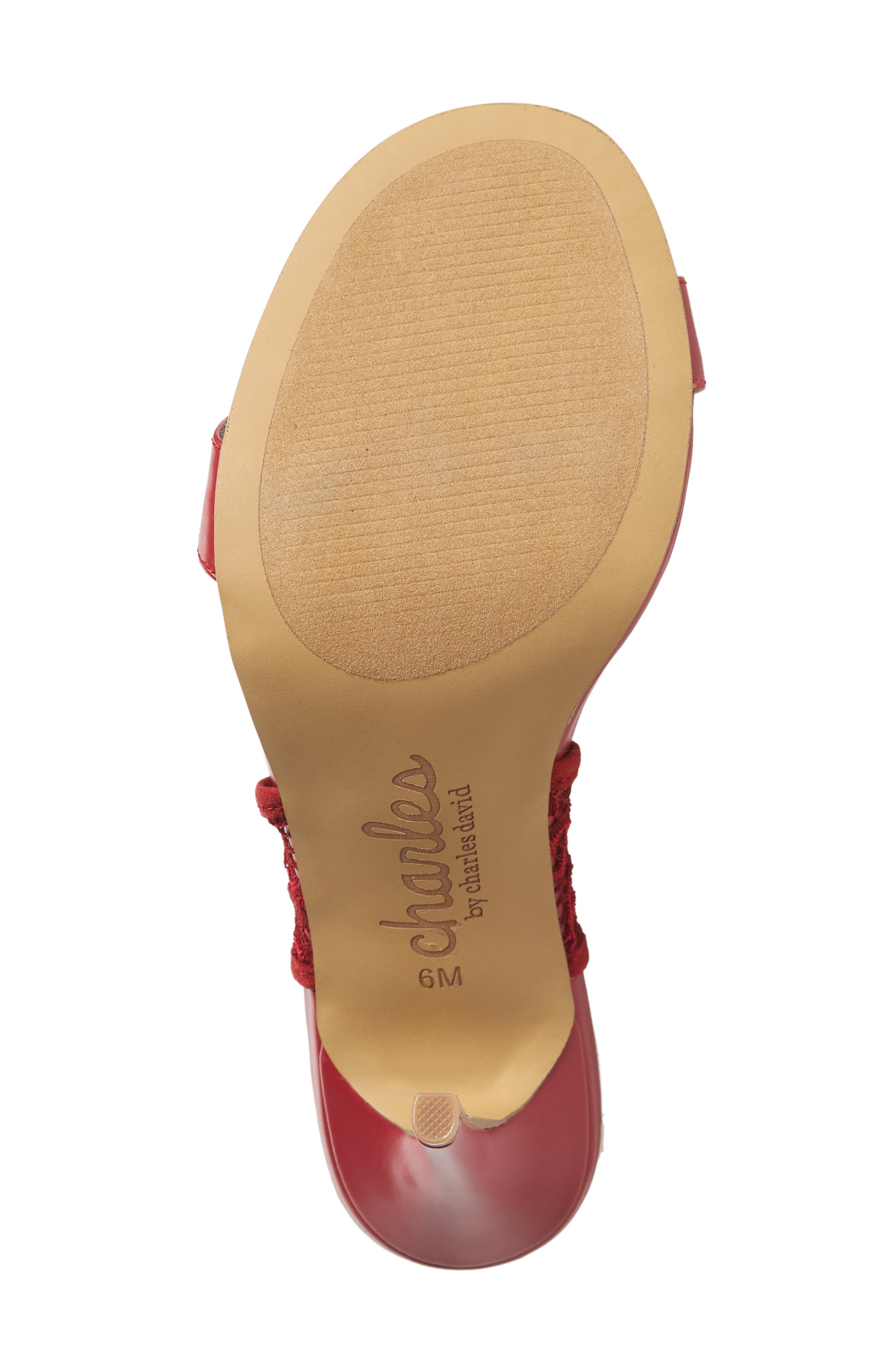 Remote Sock Cuff Sandal, Alternate, color, SCARLET LACE FABRIC
