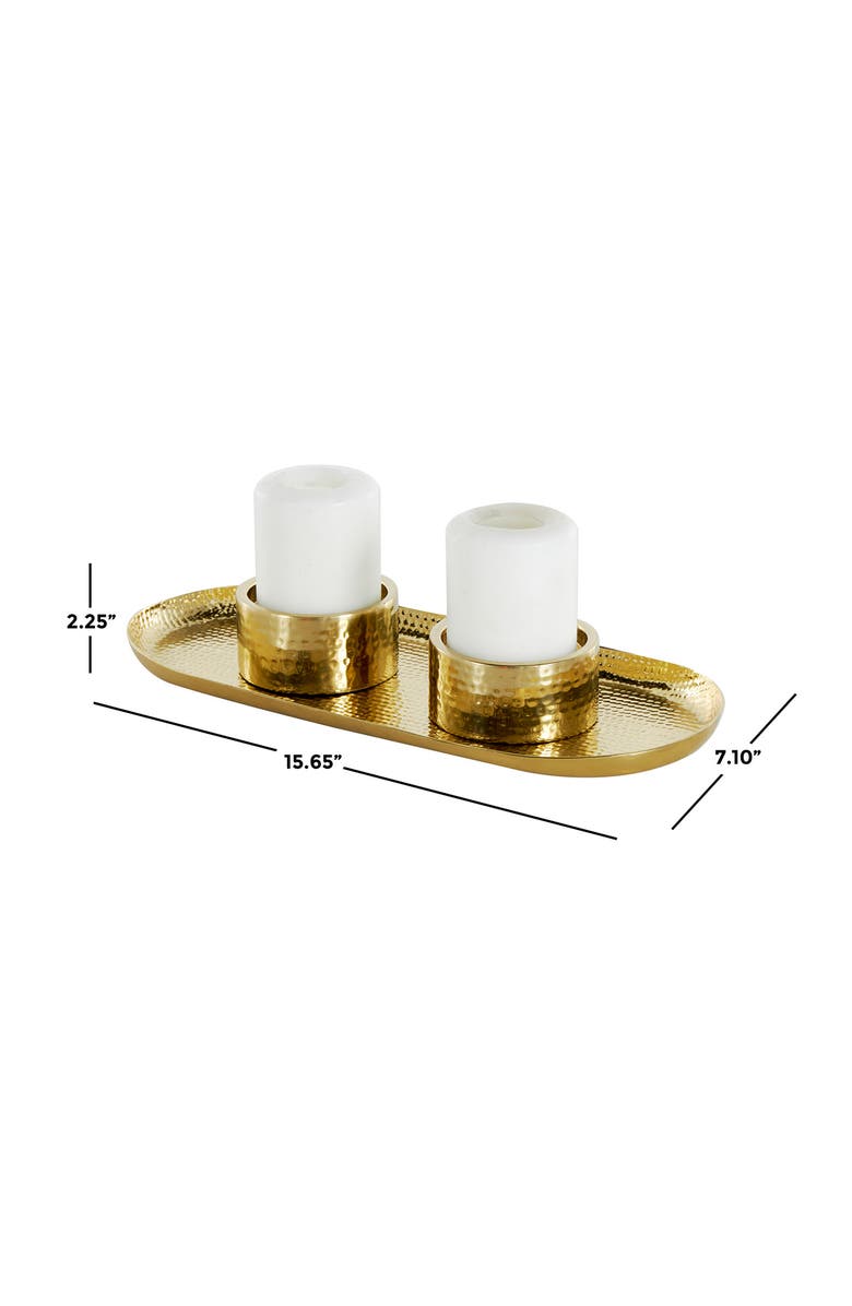VIVIAN LUNE HOME Glam Candleholder, Alternate, color, Gold