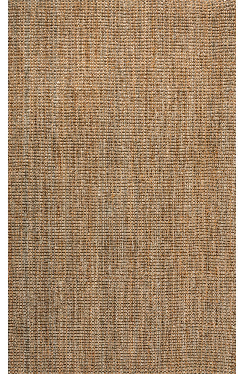 JONATHAN Y Biot Traditional Rustic Handwoven Jute Solid Area Rug, Main, color, Natural