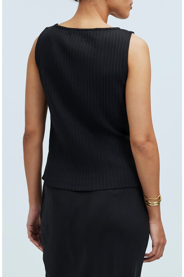 Rib Boat Neck Tank, Alternate, color, TRUE BLACK