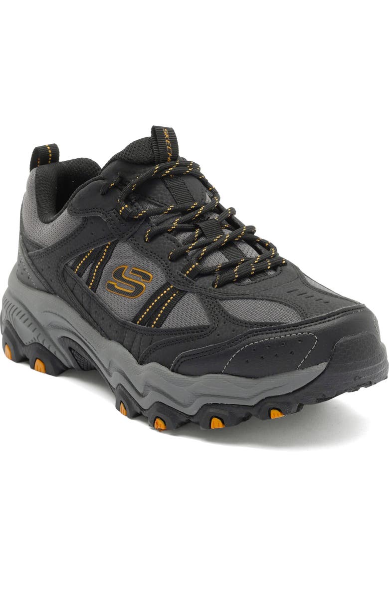 SKECHERS Stamina At Trail Shoe, Main, color, Black/ Charcoal