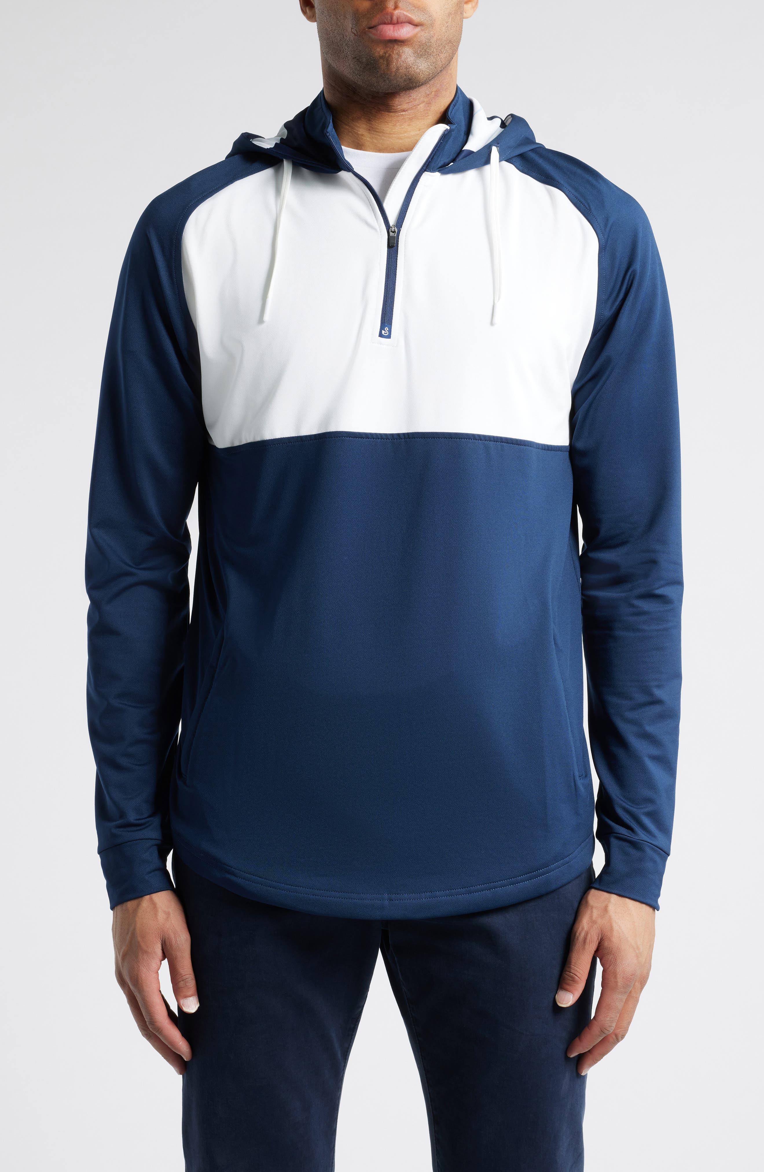 Swannies Logan Colorblock Half Zip Hoodie
