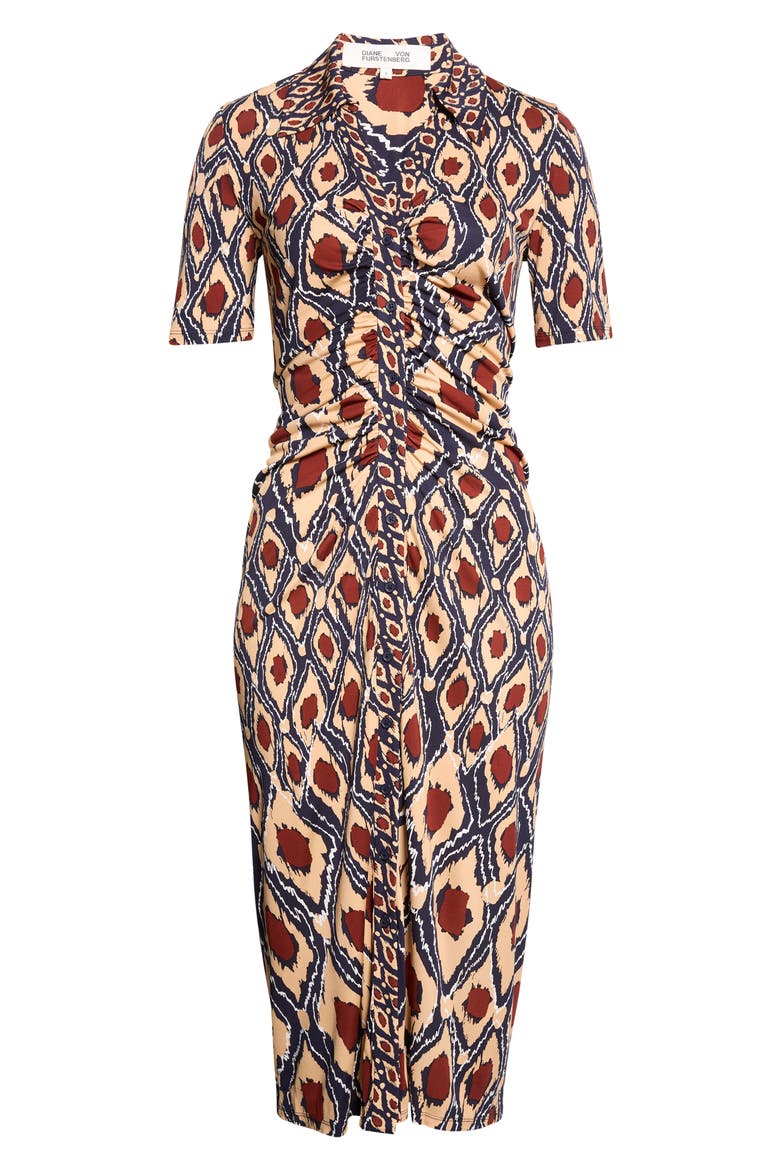 Zoey Shirtdress, Main, color, MURANO EYE DIAGONAL MARITIME