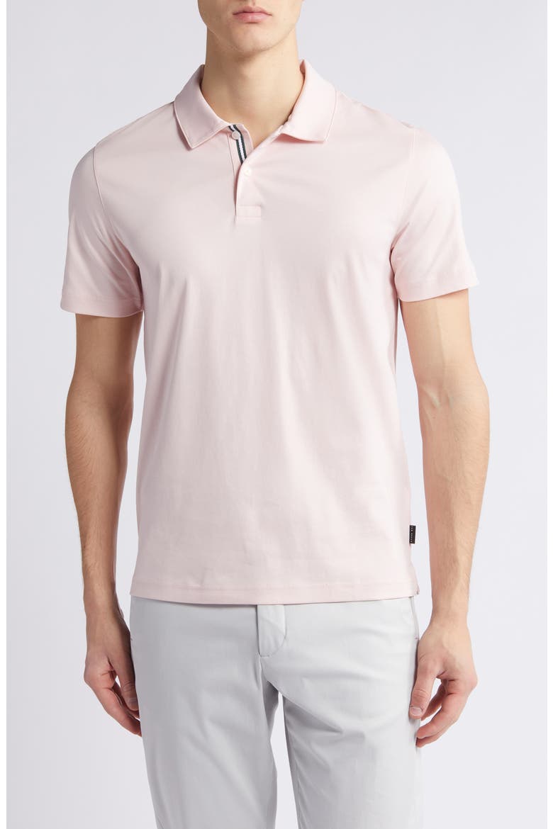 Zeiter Cotton Polo, Main, color, PALE PINK