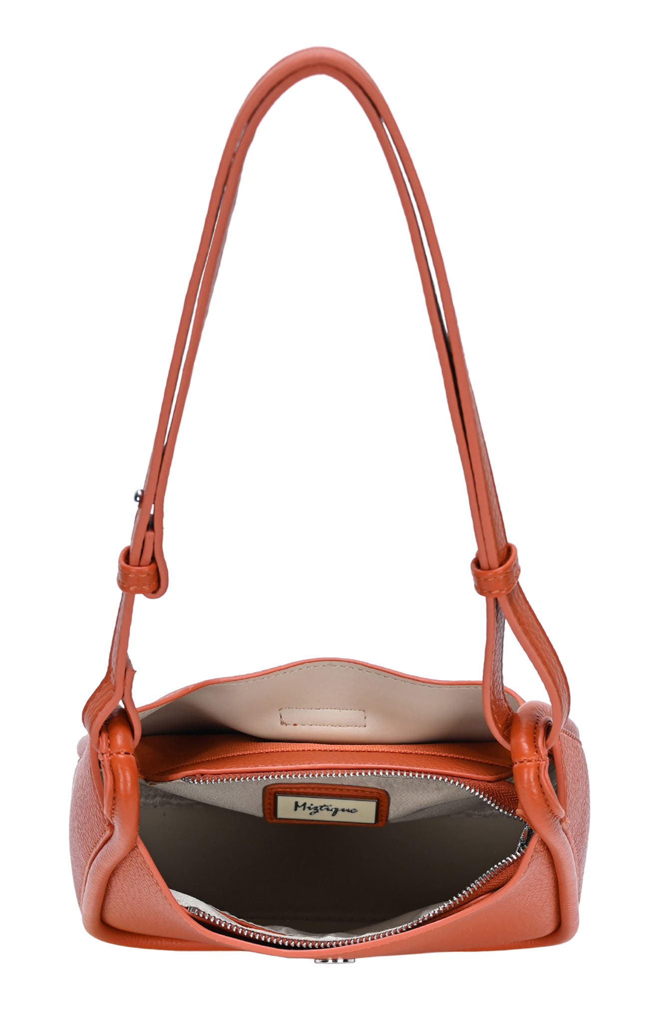 D-Ring Buckle Hobo Shoulder Bag, Alternate, color, ORANGE