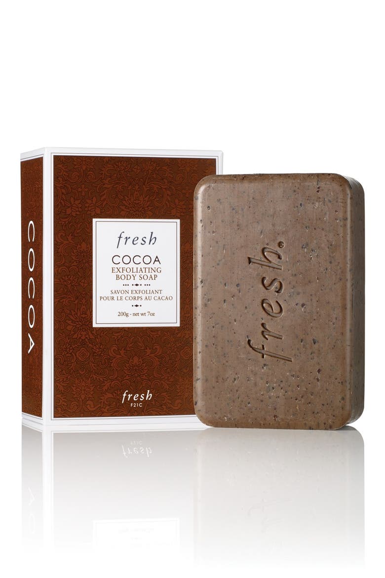 Seaberry Exfoliating Soap, Main, color, COCOA