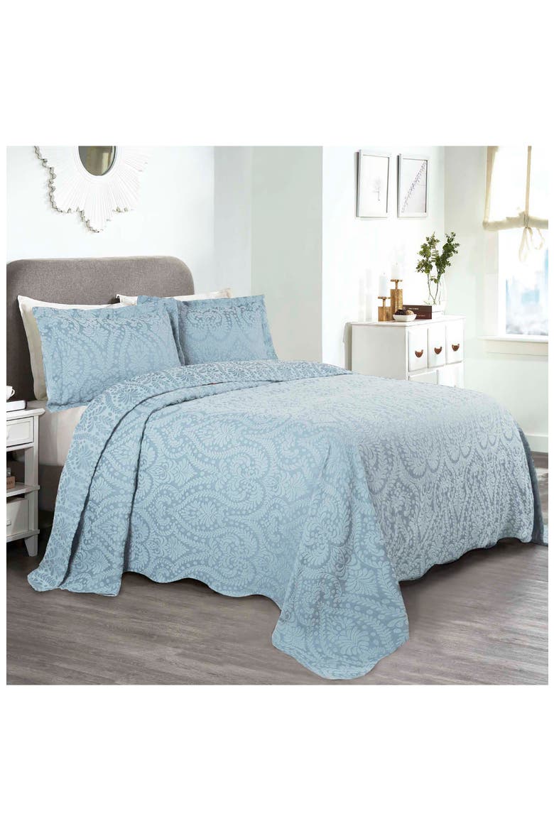 Cotton Blend Comforter Set, Alternate, color, LIGHT BLUE
