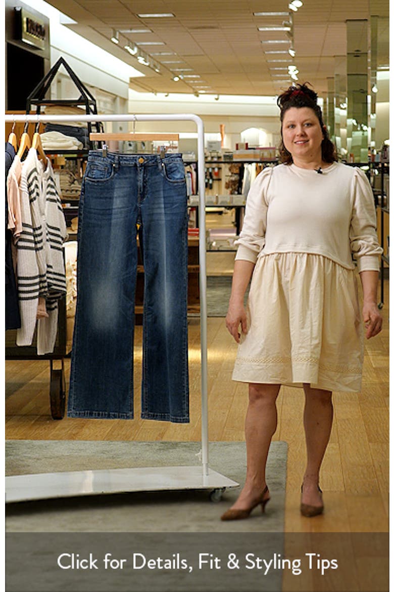 Jean Two-Tone High Waist Wide Leg Jeans video
