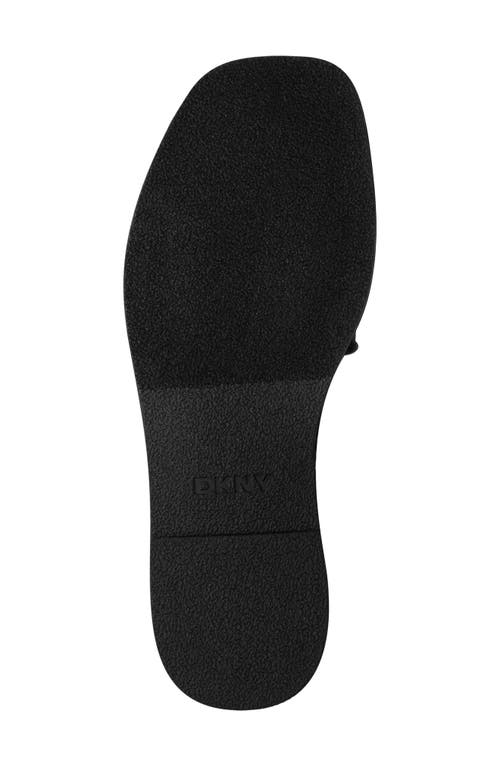 Dkny Badin Logo Slide Sandal In Black