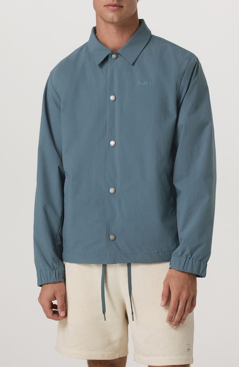 Vuori V1 Coach's Jacket, Main, color, Blue Sea