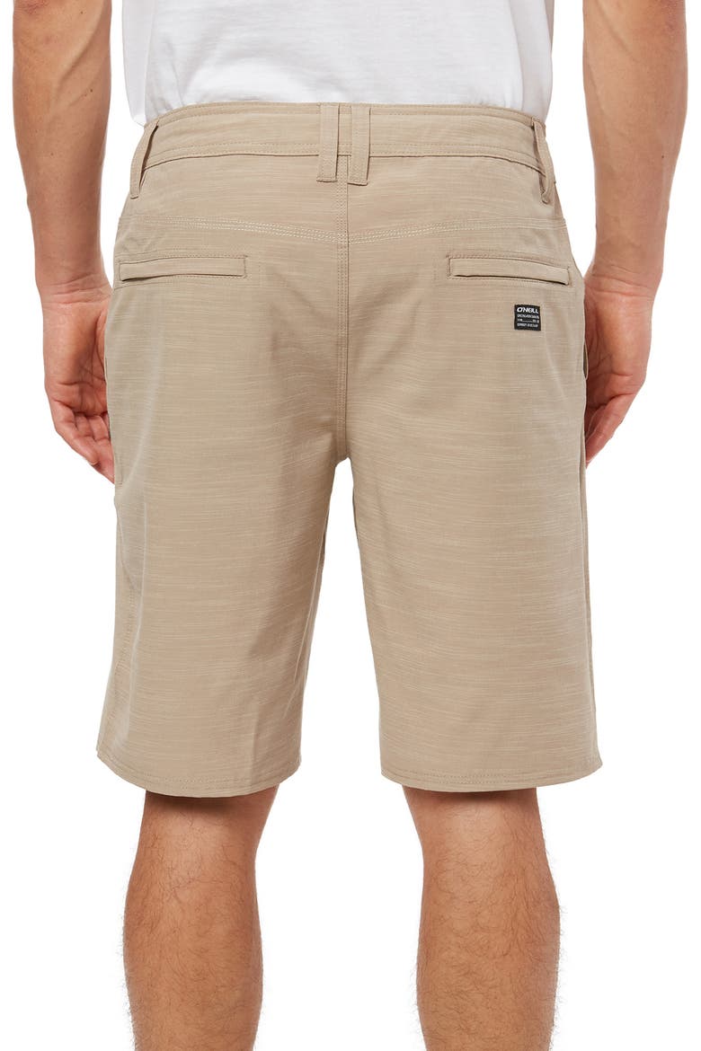 Locked Slub Hybrid Shorts, Alternate, color, LIGHT KHAKI