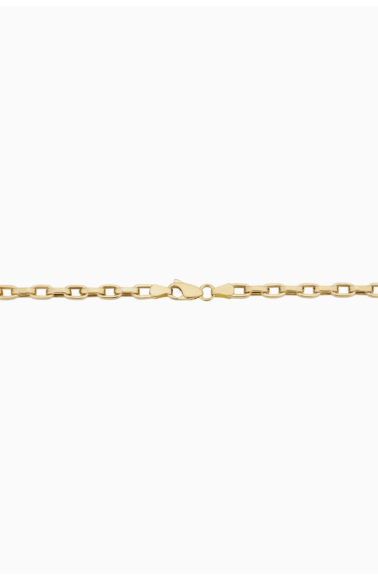 Oradina Men's Samson Link Chain in 10K Gold, Alternate, color, 10K Yellow Gold