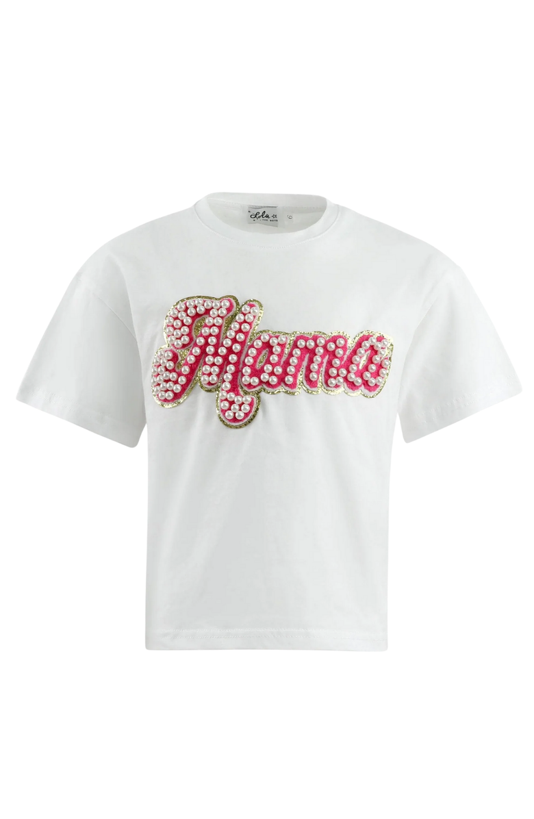 Lola + The Boys Women's Mama Pearl T-shirt, Main, color, 