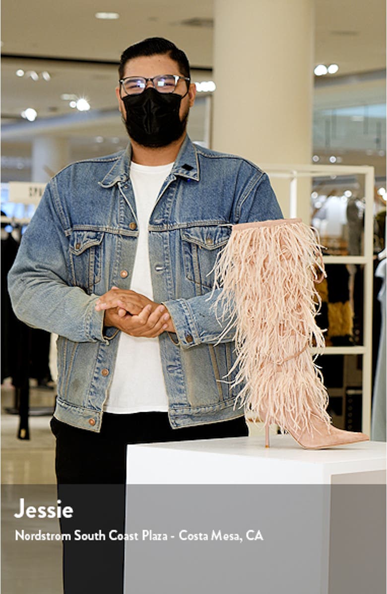 Shake-Ya Feather Over the Knee Boot, sales video thumbnail