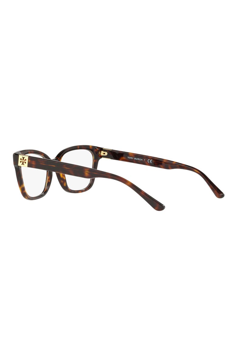 54mm Square Optical Glasses, Alternate, color, DARK TORTOISE