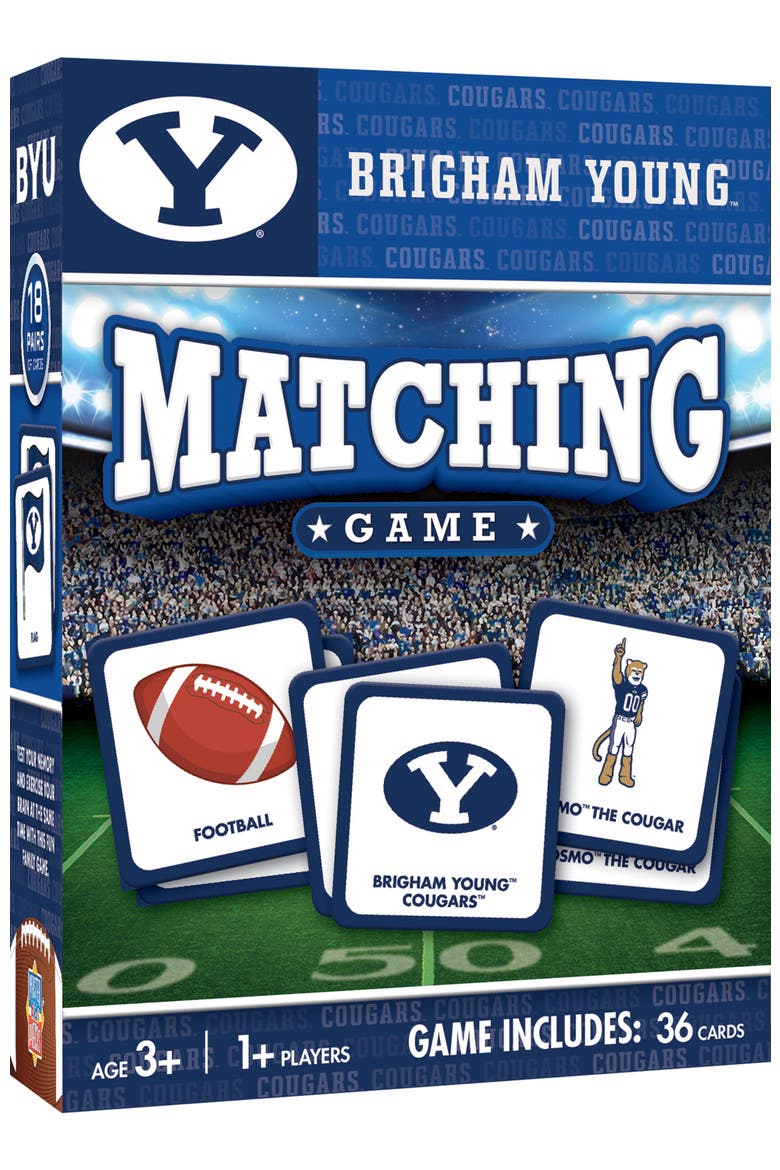 BYU Cougars Matching Game, Main, color, Multicolor