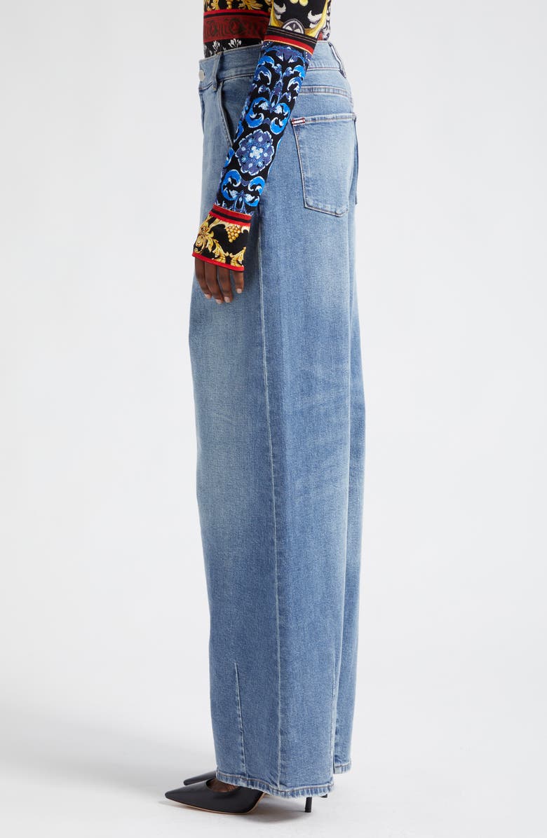 Alice + Olivia Parker Wide Leg Jeans, Alternate, color, 