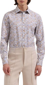 Bugatchi James OoohCotton® Floral Button-Up Shirt