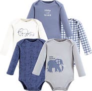 Touched by Nature 5Pk Long Sleeve Organic Bodysuits