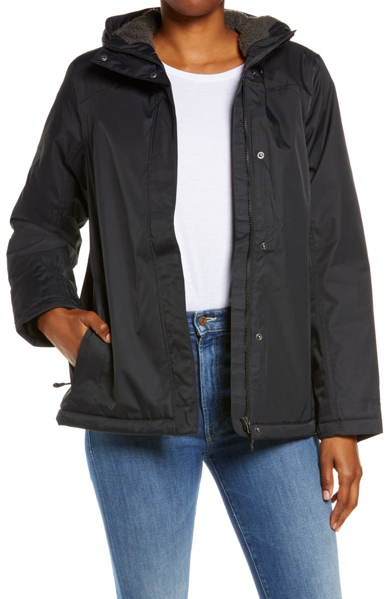 L.L.Bean Winter Warmer Hooded Jacket, Main, color, 
