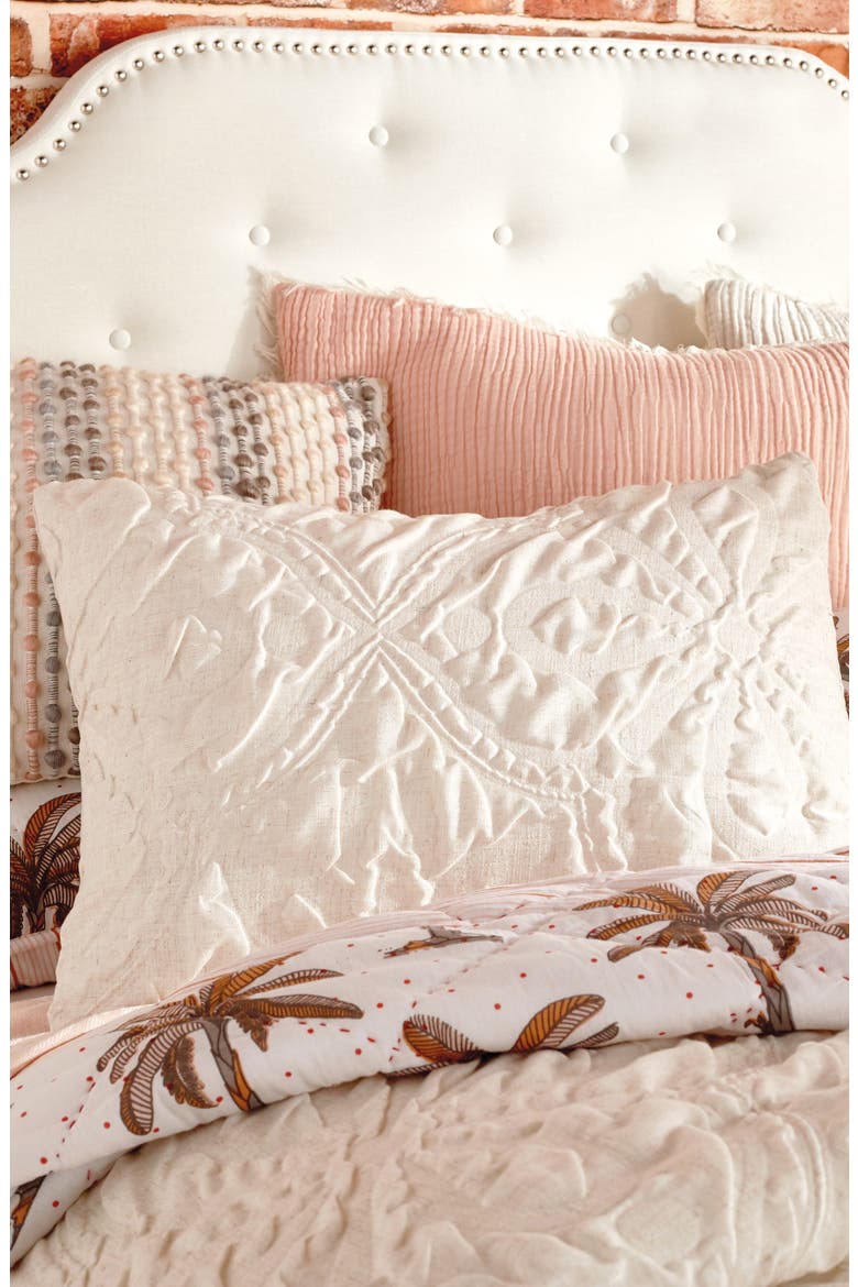 Vintage Tile Comforter & Sham Set, Alternate, color, LINEN