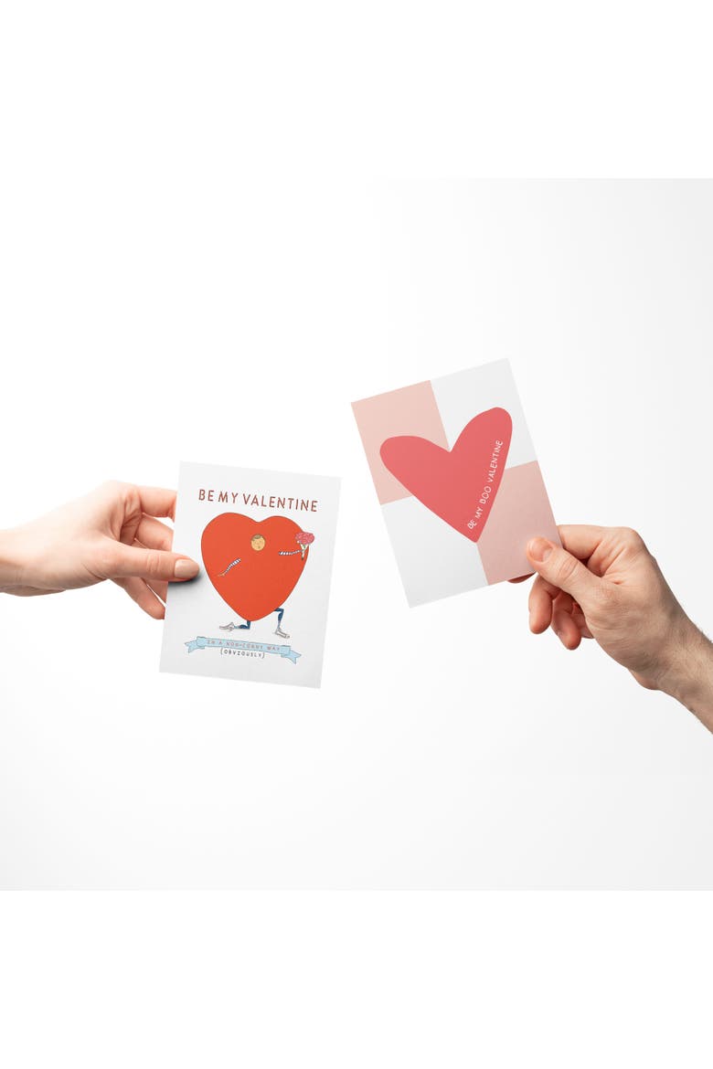 Love/Valentine's Assorted Greeting Card Pack (3ct) "Non Corny Valentine, Boo Valentine, Forever Valentine", Alternate, color, Multi-Pack
