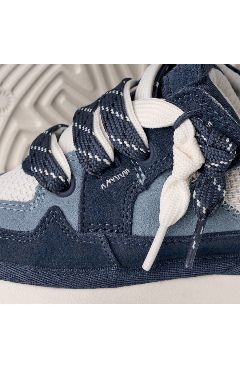 UGG<sup>®</sup> Kids' Lo Lowmel Sneaker, Alternate, color, Deep Ocean / Whale