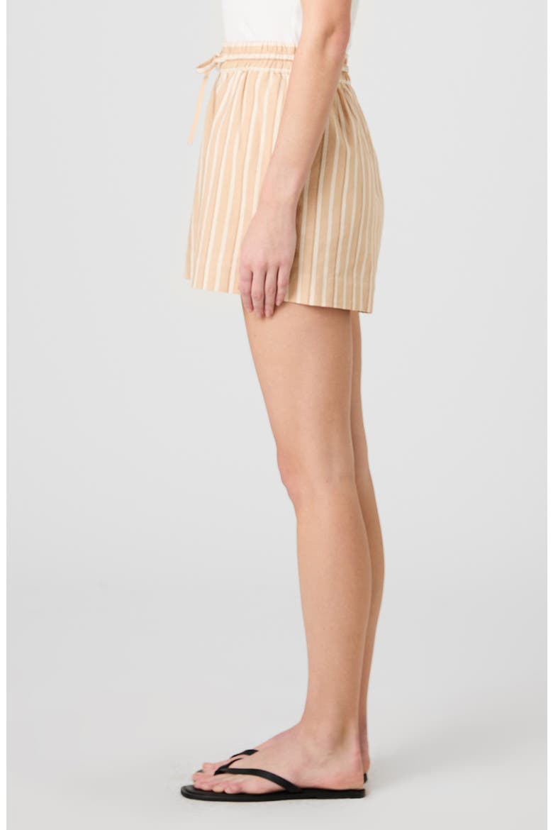 Sandlot Stripe Tie Waist Shorts, Alternate, color, SANDLOT STRIPE