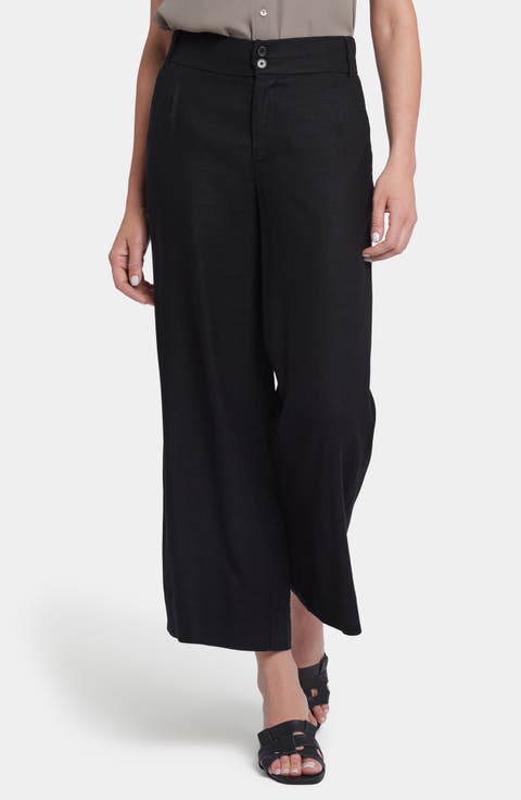 Waverly Linen Blend Wide Leg Pants