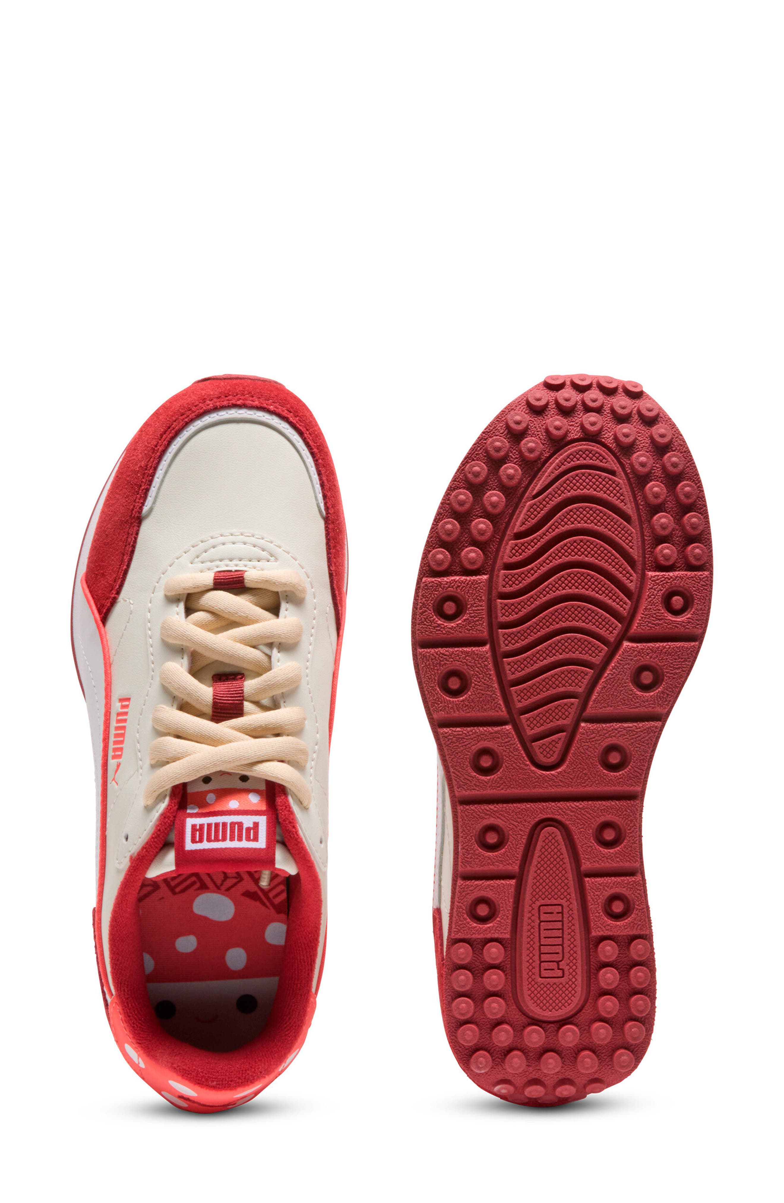 PUMA St Miler Rose Malcom Sneaker, Alternate, color, Dark Crimson-Puma White