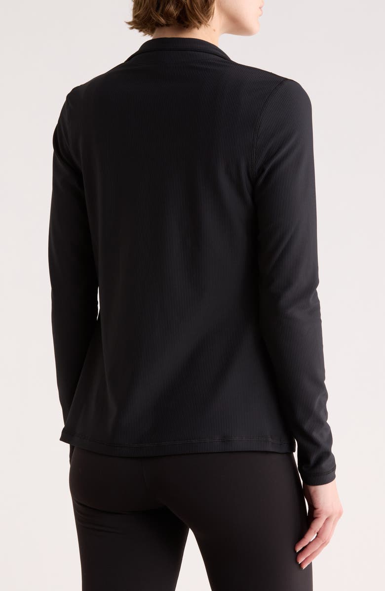 YOGALICIOUS WonderLink RIb Cloud Drift Full-Zip Jacket, Alternate, color, Black