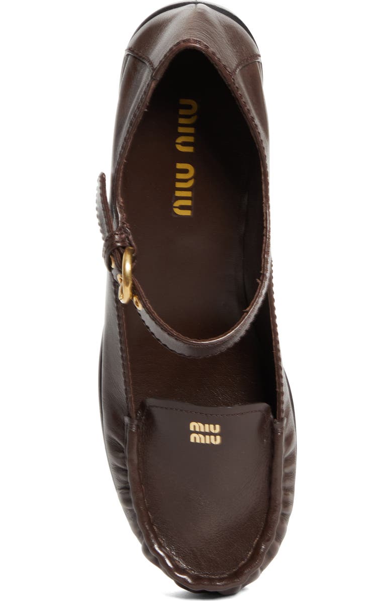 Miu Miu Mary Jane Loafer, Alternate, color, Moro