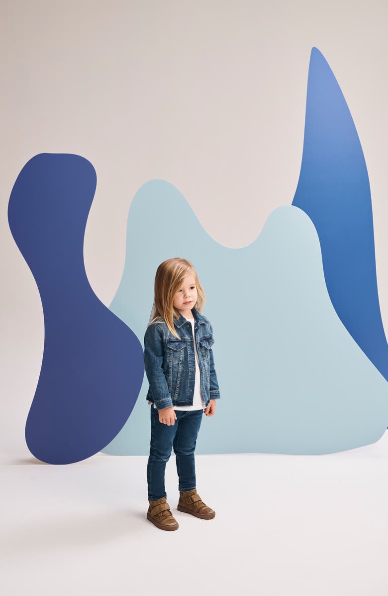 DL1961 Kids' Distressed Denim Jacket, Alternate, color, 