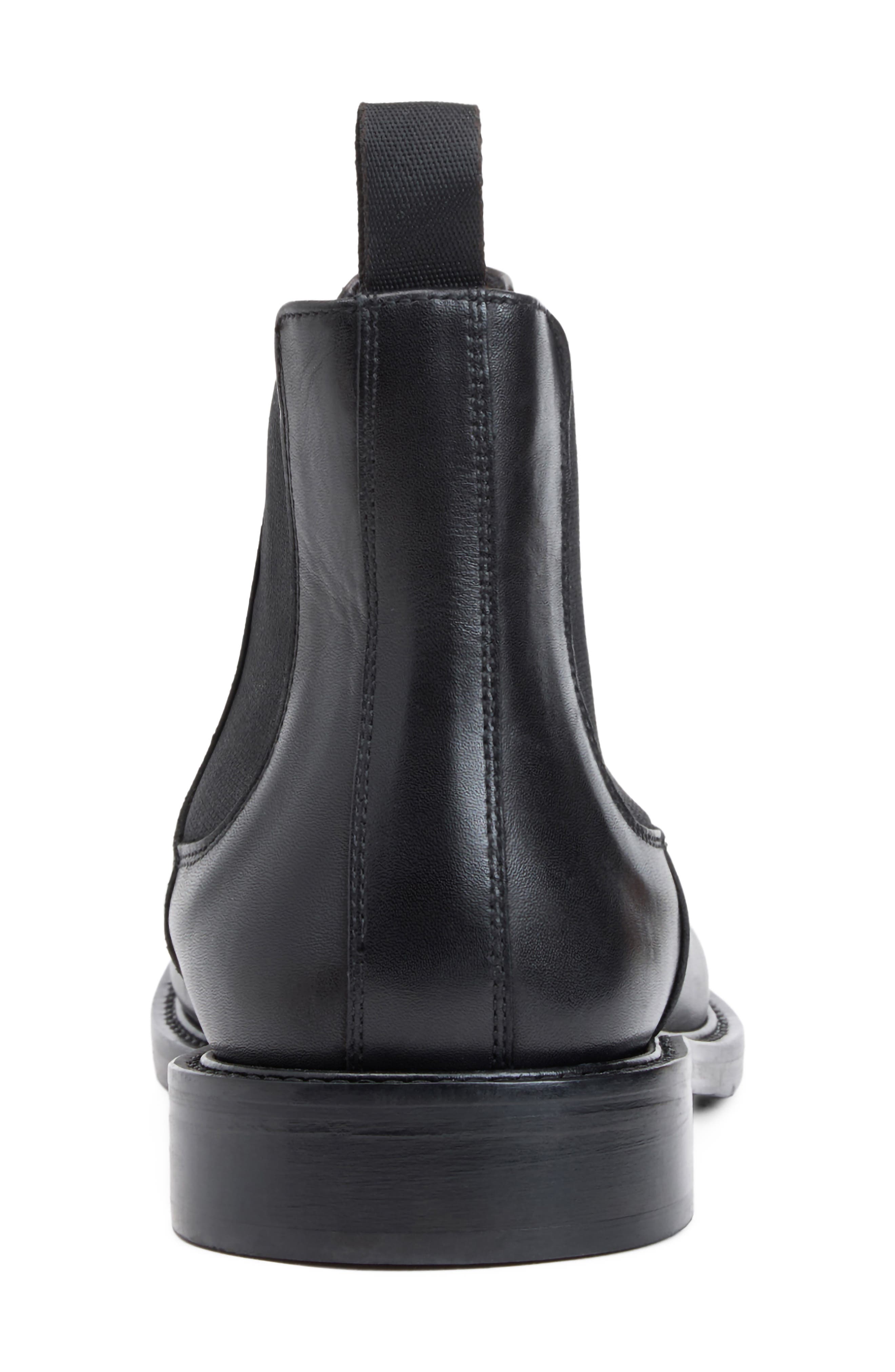 Dado Leather Chelsea Boot, Alternate, color, BLACK LEATHER