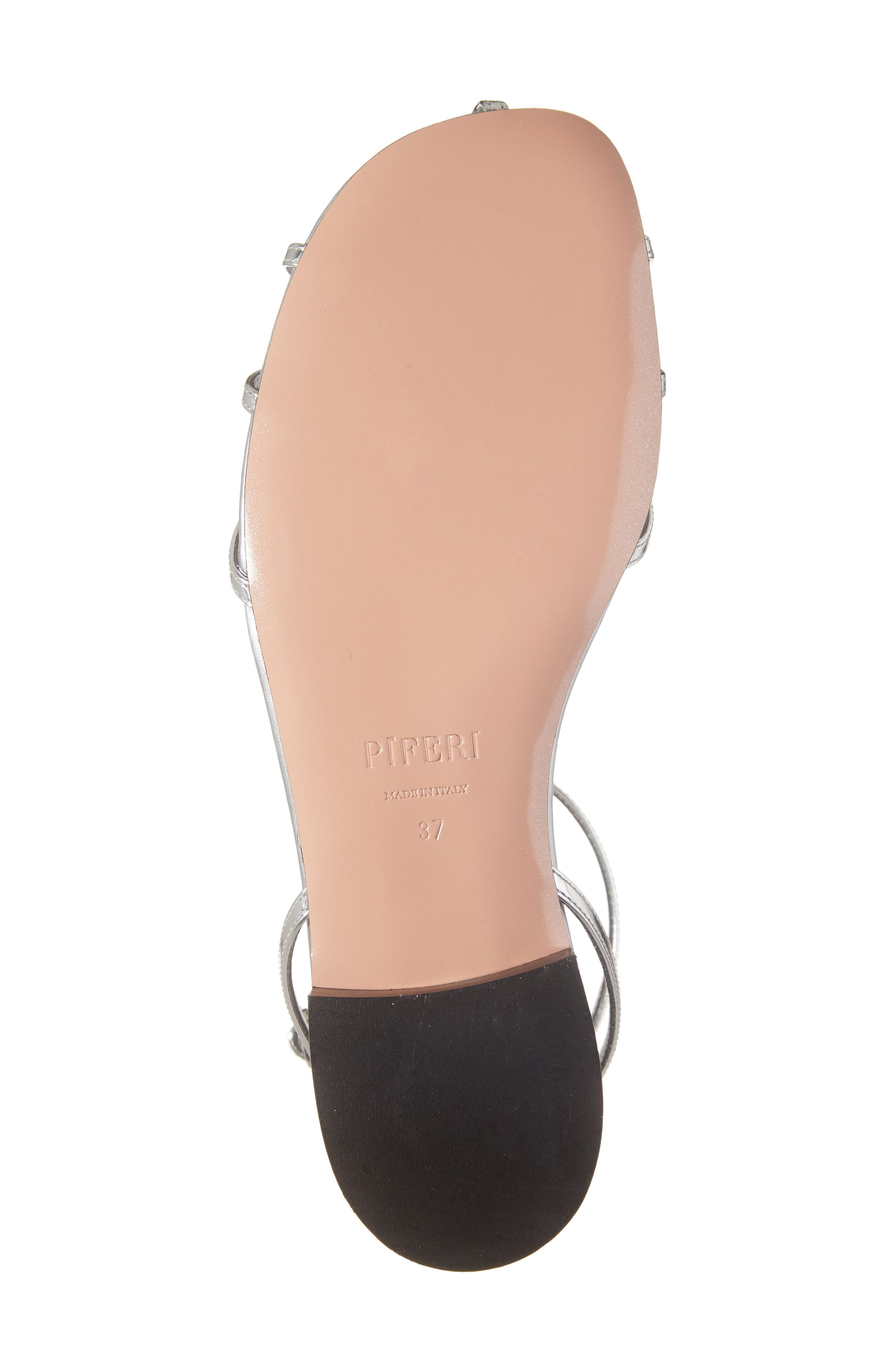 Piferi Maggio Metallic Flat Sandal, Alternate, color, 