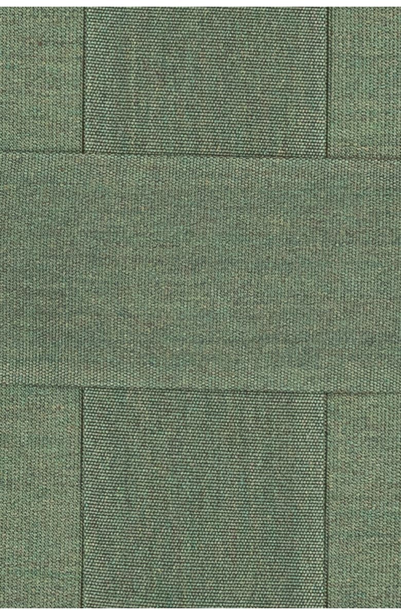 Elaine Smith Basketweave Hand Woven Indoor & Outdoor Accent Pillow, Alternate, color, Fern