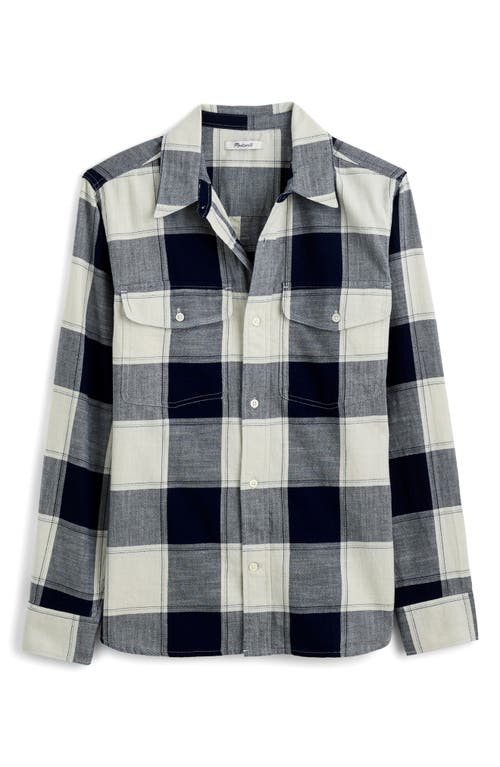 Madewell Plaid Cotton Work Shirt In Cotton Flannel Yd