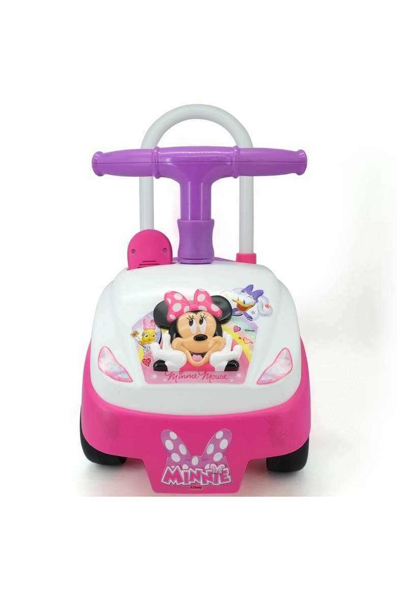 Disney Minnie Foldable Handle Rideon W/ Interactive Dashboard & Sounds, Alternate, color, Multicolored