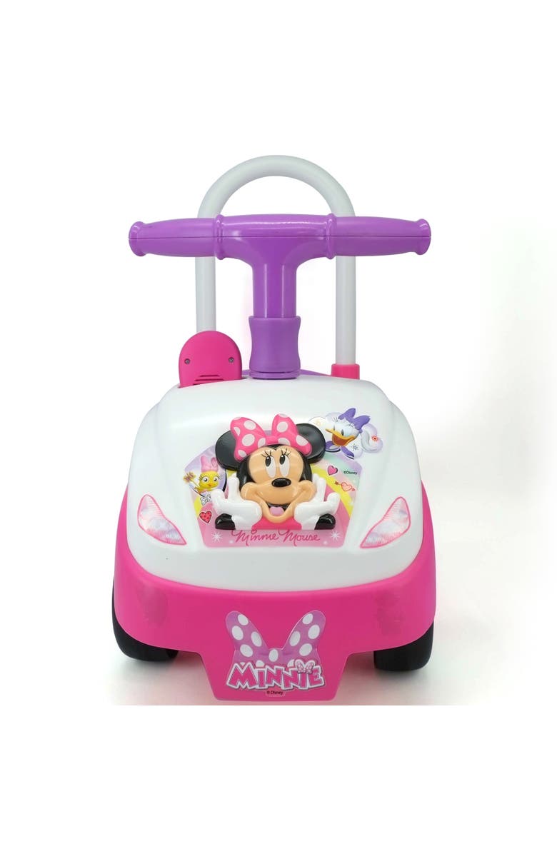 Kiddieland Disney Minnie Foldable Handle Rideon W/ Interactive Dashboard 
Sounds, Alternate, color, Multicolored