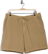 Barbour Relaxed Fit Cotton Oxford Cloth Drawstring Chino Shorts